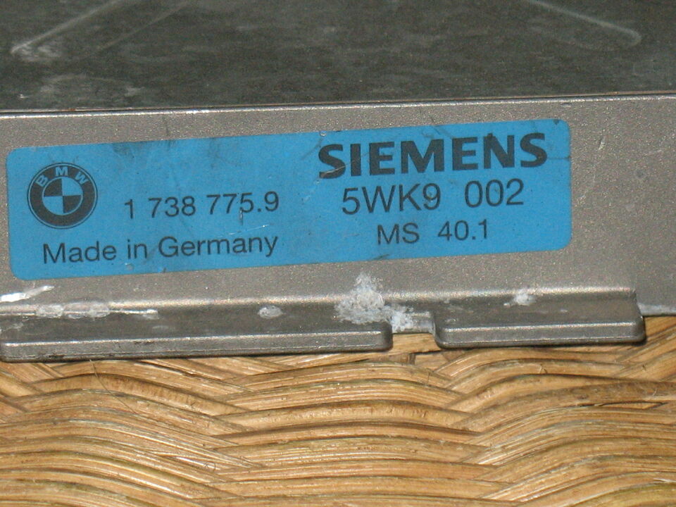 ECU BMW 320 E36 2.0 24V SIEMENS 5WK9002 17387759