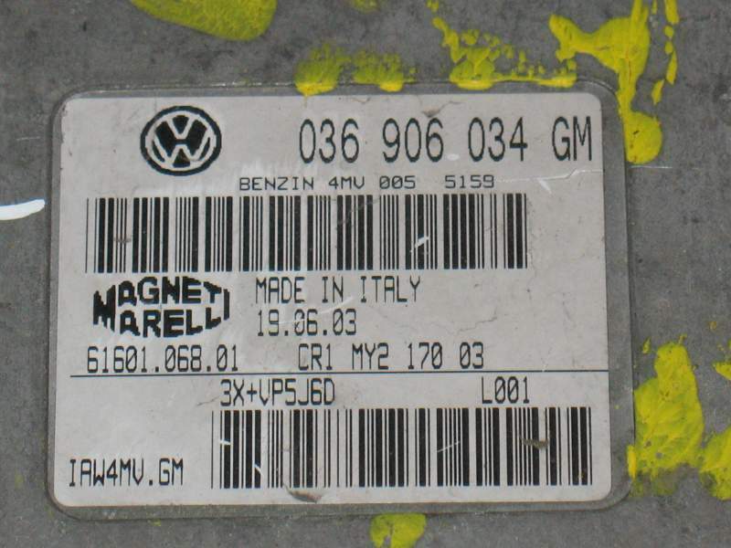 Ecu seat ibiza 1.4 16v grz 036906034gm iaw4mv.gm
