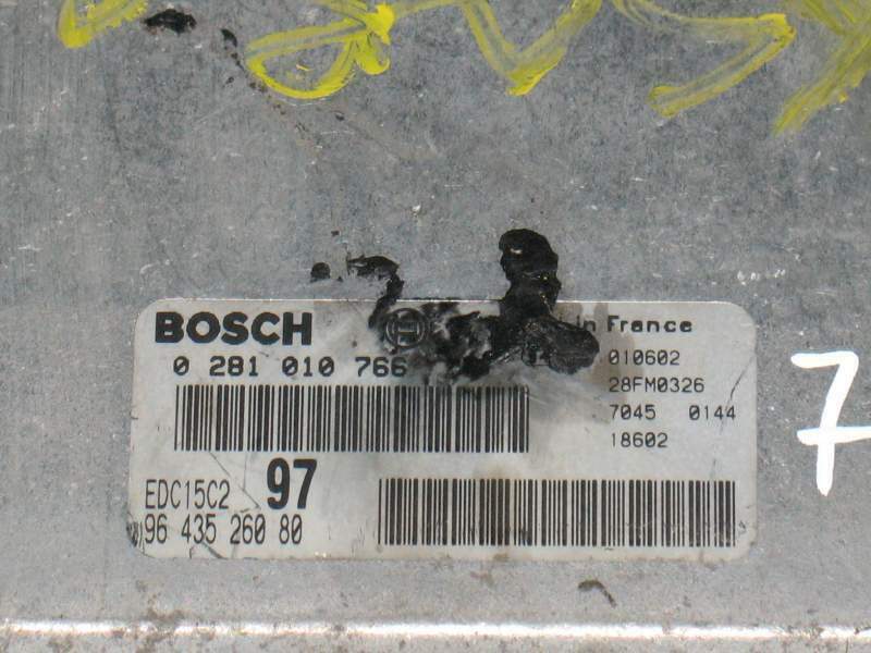ECU CITROEN PEUGEOT 2.0 HDI 0281010766 9643526080