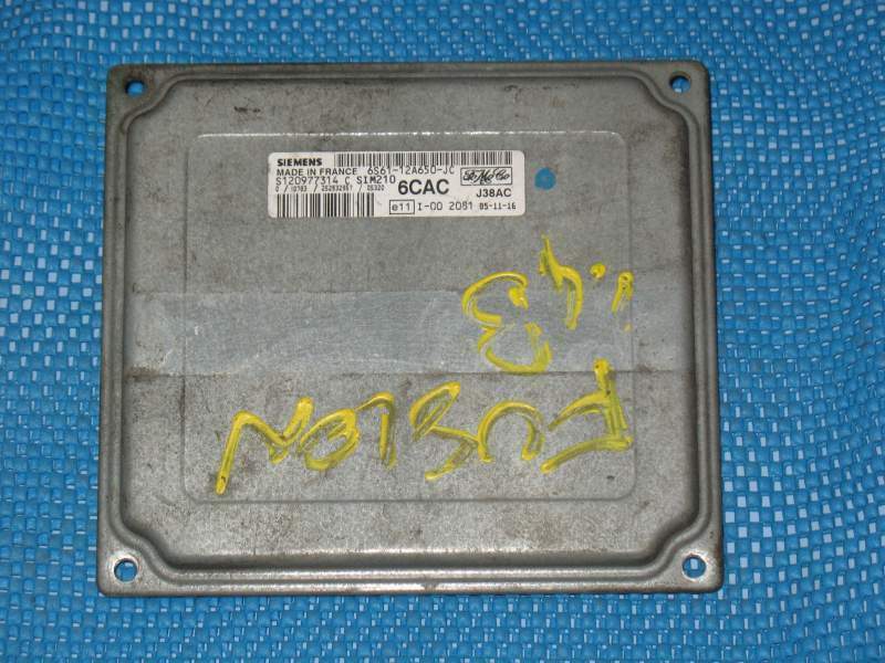 ECU FIESTA FUSION S120977314 C SIM210 6CAC 6S61-12A650-JC J38AC