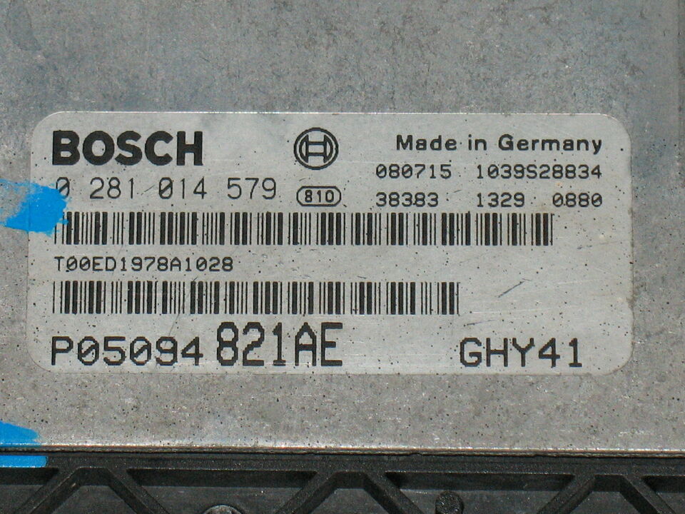 DODGE JOURNEY 08>11 2.0 CRD Bosch EDC16U31 ECU P05094 0281014579