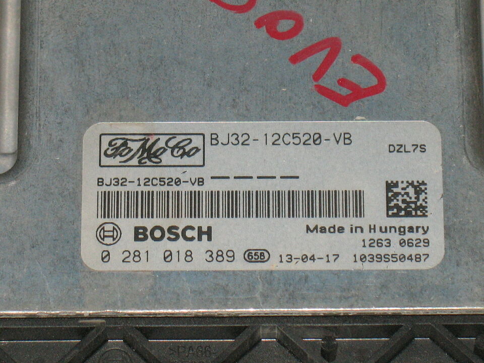 ECU RANGE ROVER EVOQUE 2.2 0281018389 BJ32-12C520-VB EDC17CP42