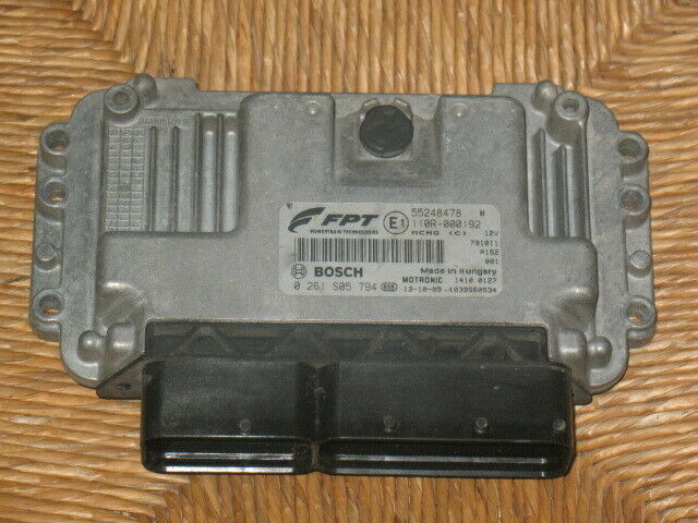 ECU FIAT DOBLO 1.4 TURBO 0261S05794 55248478 ME7 9.10 51896472