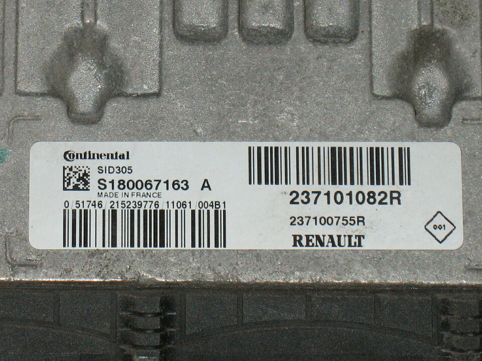 ECU NISSAN JUKE 1.5 DCI S180067163 A SID305 RENAULT 237101082R