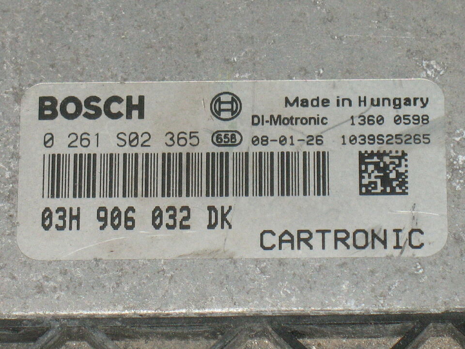 ECU PORSCHE CAYENNE 957 3.6 03H906032M BOSCH 0261S02365 EDC 16C34-5.