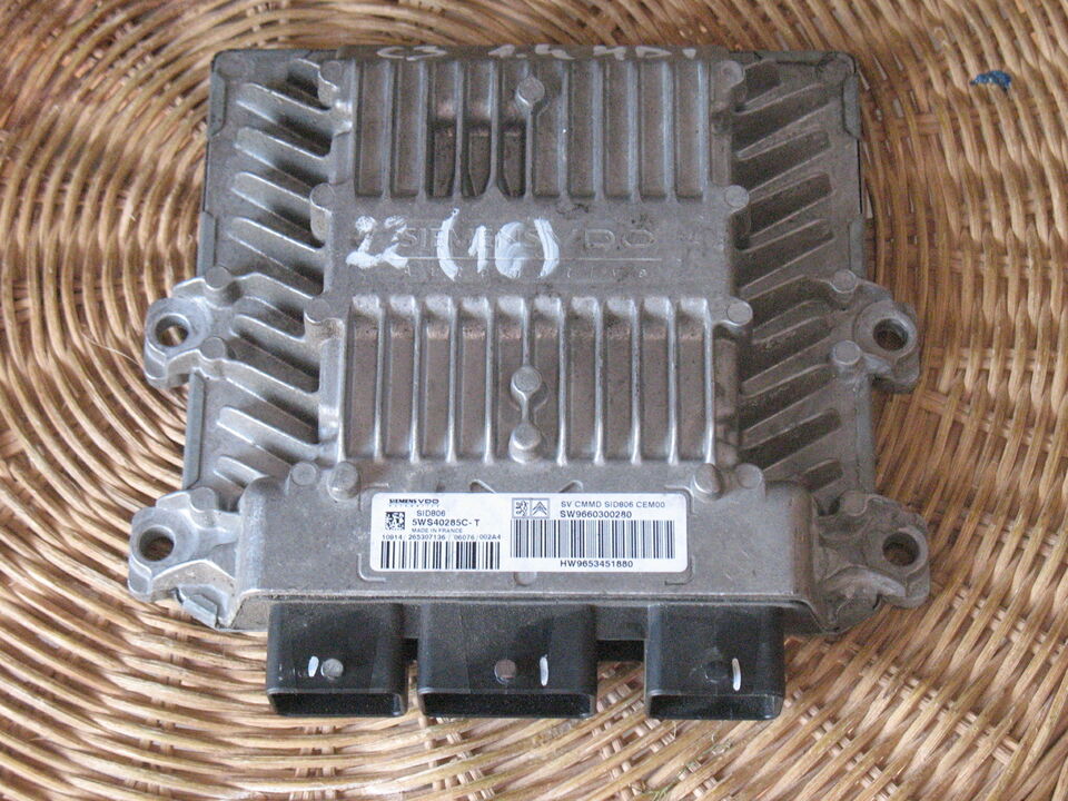 ECU CITROEN C3 1.4 HDI SIEMENS SID806 5WS40285C-T SW9660300280