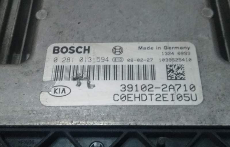 ECU CENTRALINA KIA CEED 1.6 CRDI 0281013594 39102-2A710 EDC16C39