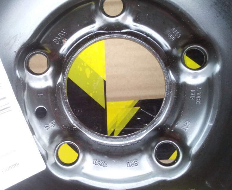 Ruotino scorta da 16 x BMW serie 5 6 7 M3 M5 M6 X3 X5 X6 Z3 Z4