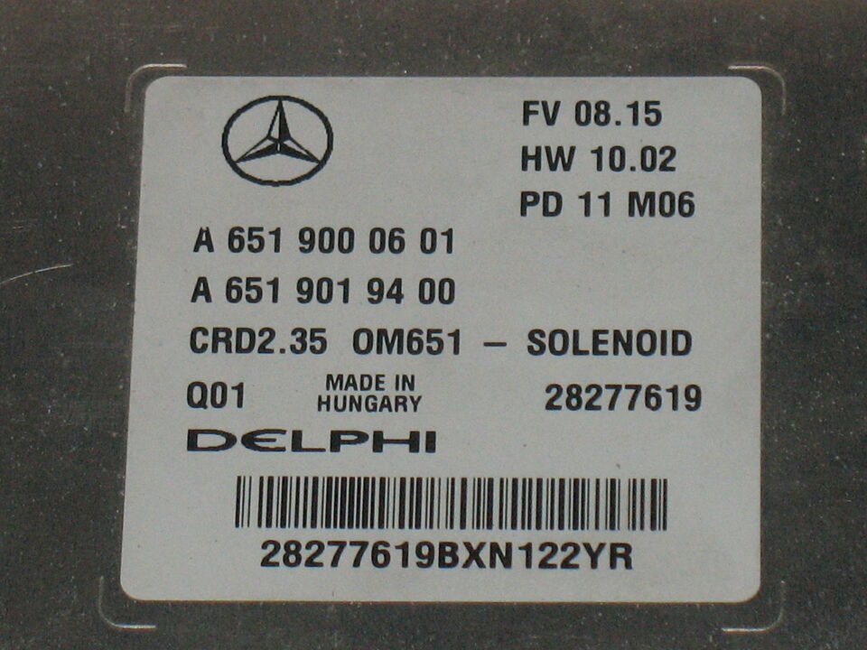 Ecu motore MERCEDES SPRINTER 2.2 CDI A6519000601 DELPHI 28277619