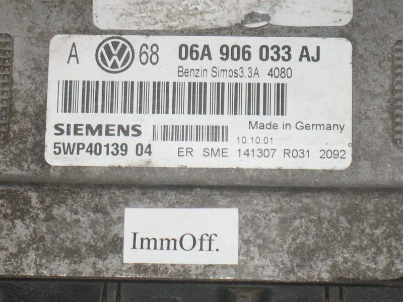 ECU VW GOLF 5WP40139 04 5WP4013904 06A906033AJ 06A 906