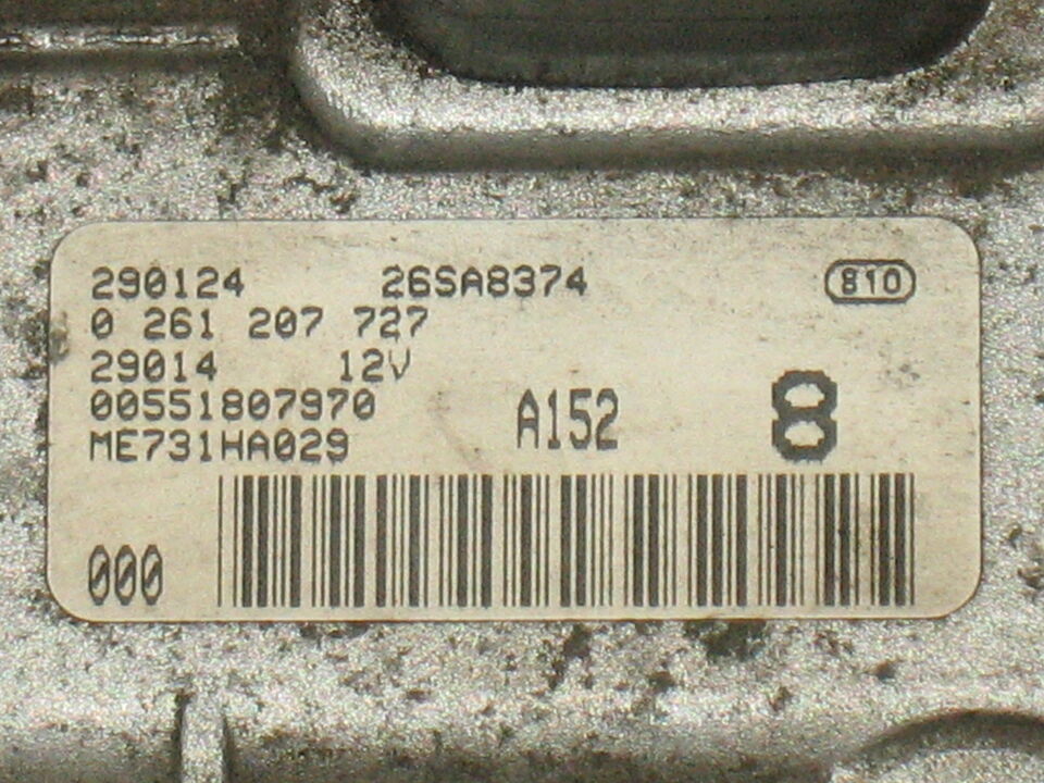 ECU BOSCH 0261207727 ALFA ROMEO 147 1.6 16v Twin Spark