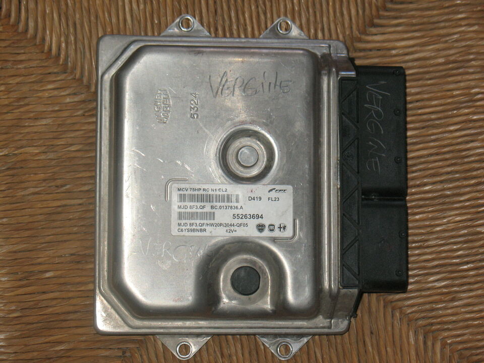 Ecu citroen nemo bipper fiorino 75hp 55263694 mjd 8f3. qf hw20p