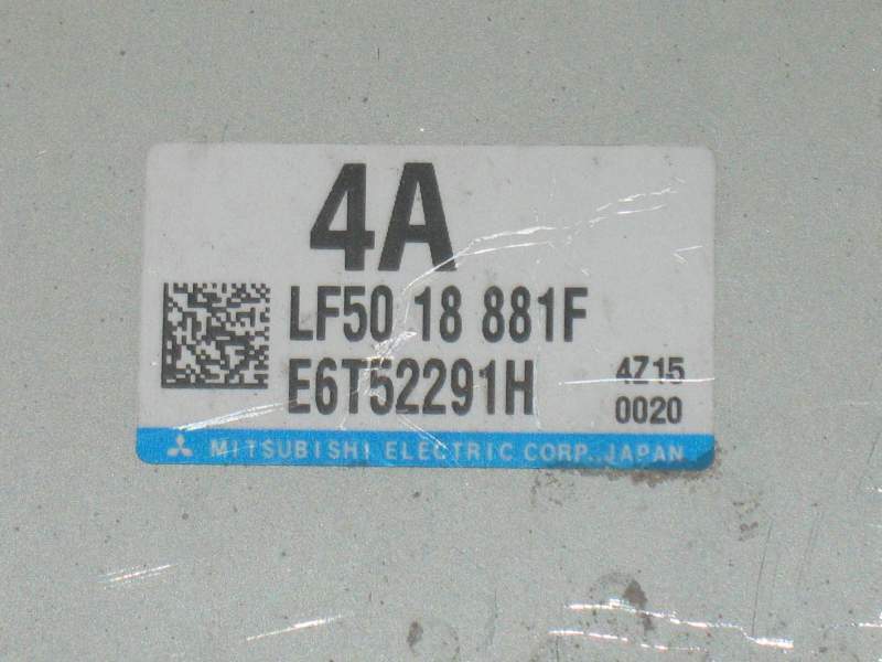 MITSUBISHI ECU LF50 18 881F - LF5018881F - E6T52291H MAZDA 3