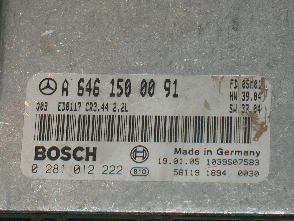 KIT MERCEDES W203 BOSCH 0281012222 A6461500091 2095451908