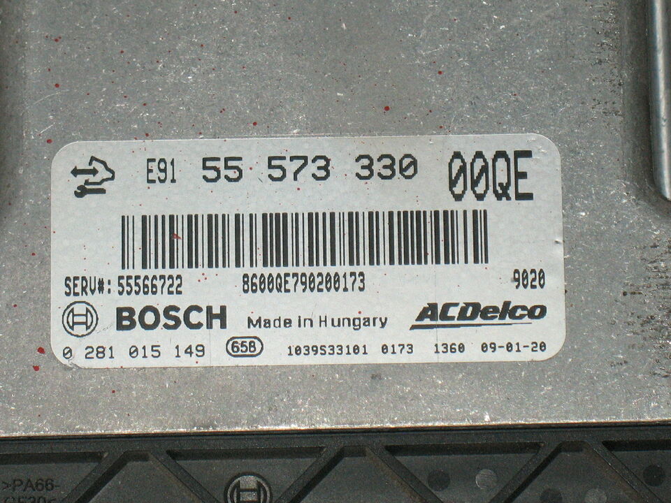 Ecu opel chevrolet holden insignia 2.0 cdti 55573330 0281015149 EDC 17C19-3.15 E91
