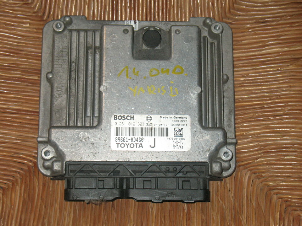 ECU TOYOTA YARIS 1.4 D4D 0281012323 896610D460 EDC16C10-9.3