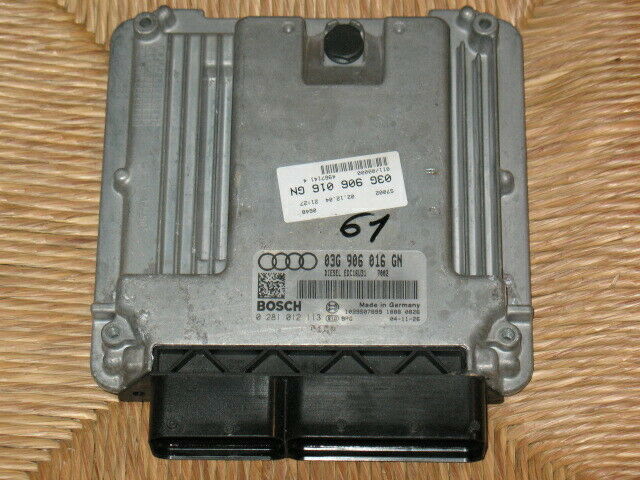 ECU AUDI VW A4 B7 2.0 TDI 03G906016GN 0281012113 EDC16U31