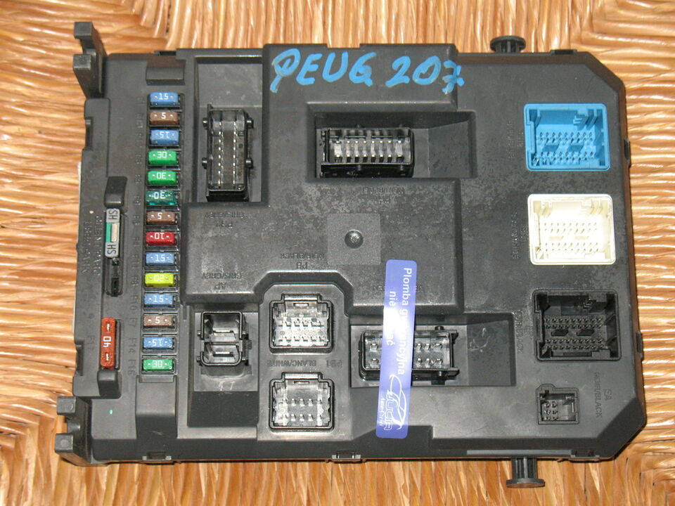 Ecu body peugeot 207 1.6 9664983080 valeo X01 BSIEV X01-00