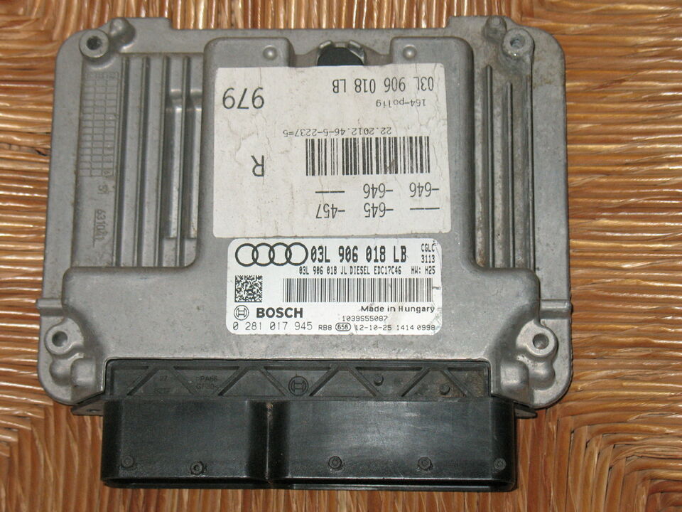 ECU AUDI A6 BOSCH 0281017945 03L906018LB EDC 17C46-2.22