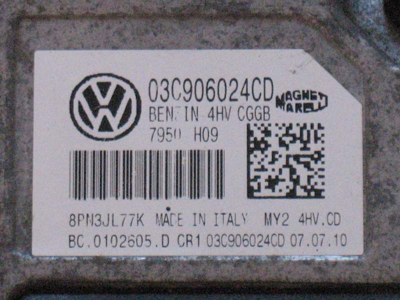 ECU Seat Ibiza V 6J 03C906024CD 1.4 63kW CGG CGGB 126188