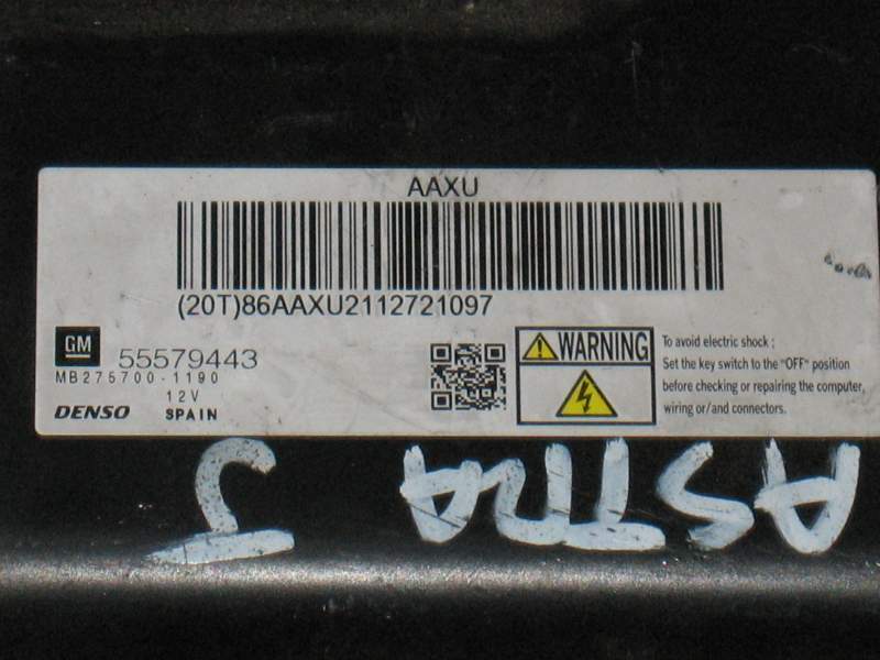 ECU OPEL ASTRA 1.7 GM 55579443 DENSO MB2757001190 AAXU