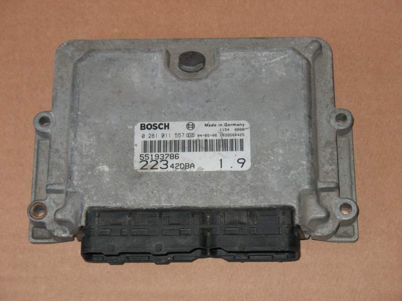 ECU FIAT DOBLO 1.9 JTD 55193786 BOSCH 0281011557 EDC 15C7-2.11