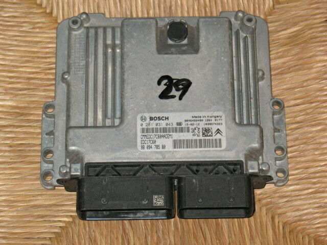 ECU Citroen HDI C4 Cactus 0281031043 9809478580 EDC17C60