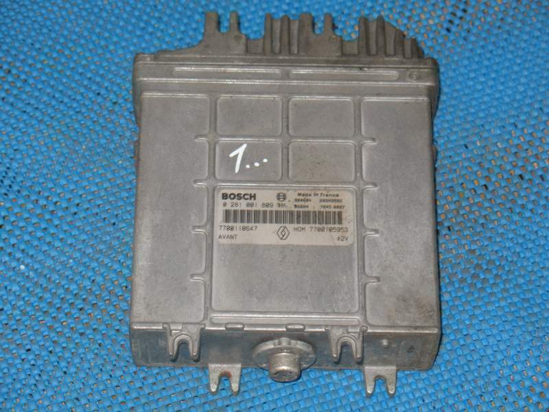 ECU MEGANE SCENIC 1.9 0281001809 7700110647 HOM7700105953 EDCMSA15.5-5.34