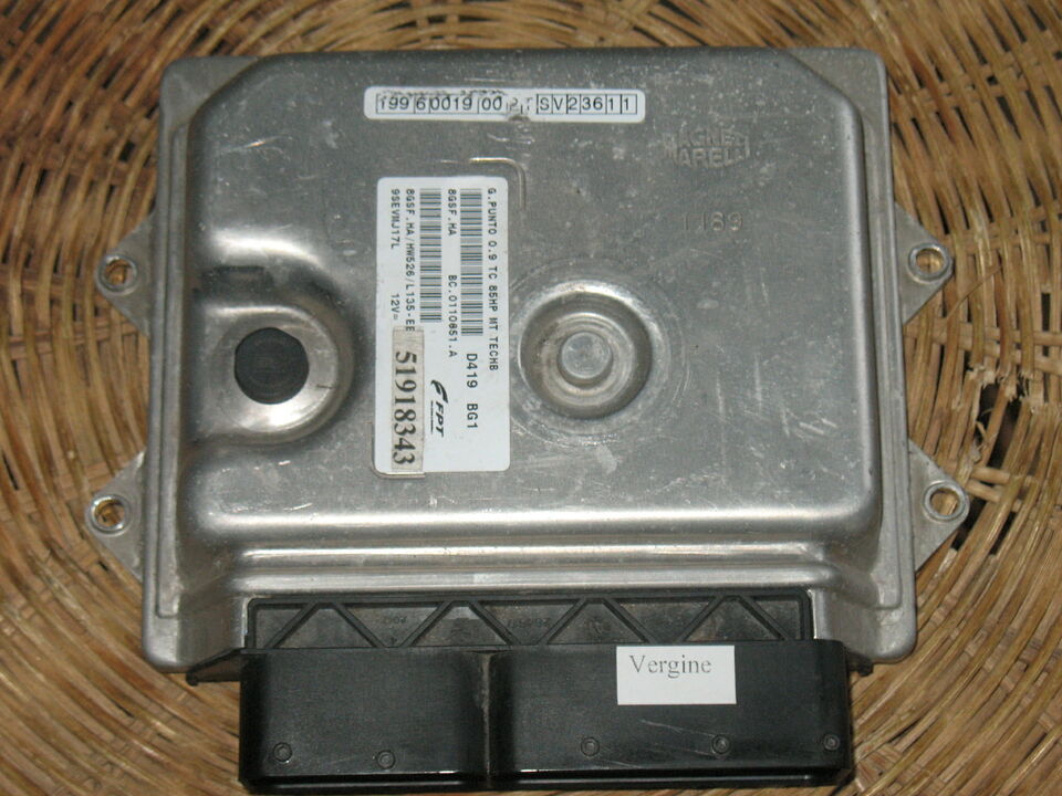 ECU PUNTO EVO 51918343 TC 85 CV 8GSF.HA HW526 PRONTA Km1934