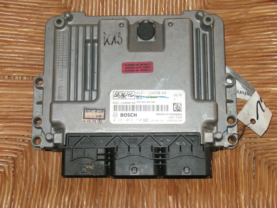 FORD AV21-12A650-KA ECU BOSCH 0281016770 EDC17C10 AV21