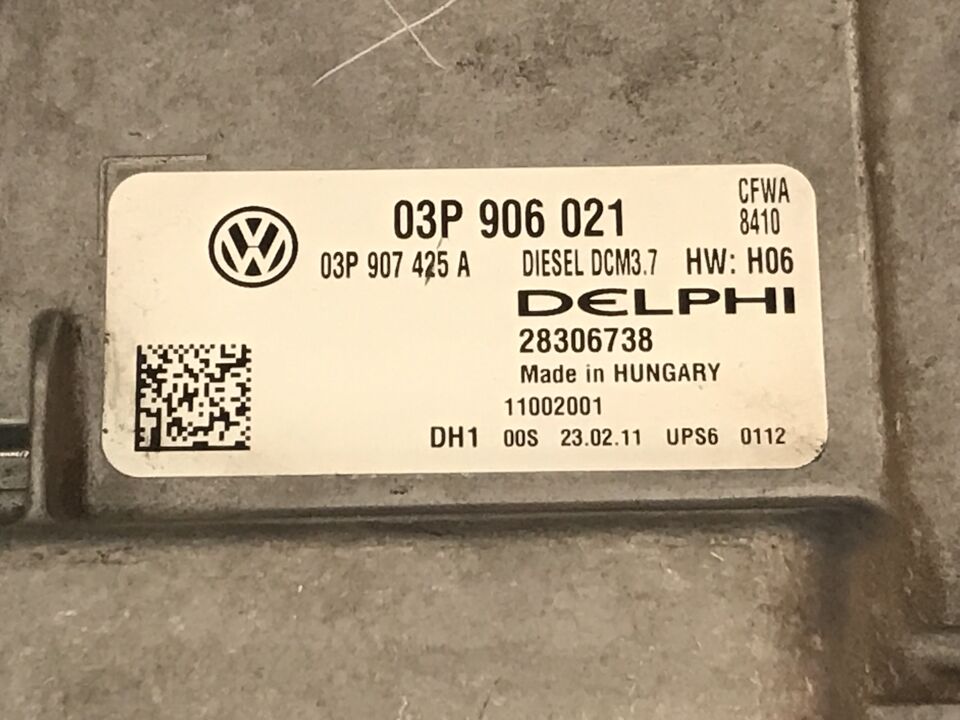 ECU VW POLO 1.2 TDI 03P906021 DELPHI 28306738 DCM3.7 03P907425A
