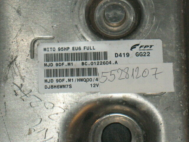 ECU ALFA MITO 95HP EU6 FULL 55281207 MJD 9DF.M1 HW000 PRONTA