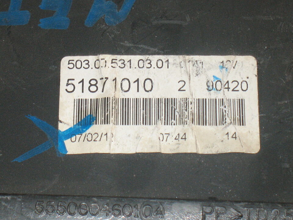 51871010 QUADRO STRUMENTI FIAT Panda 2° 1200 Benzina METANO