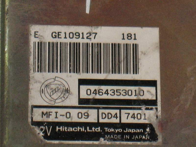 Ecu centralina fiat bravo brava marea 1.8 ge109127 0464353010