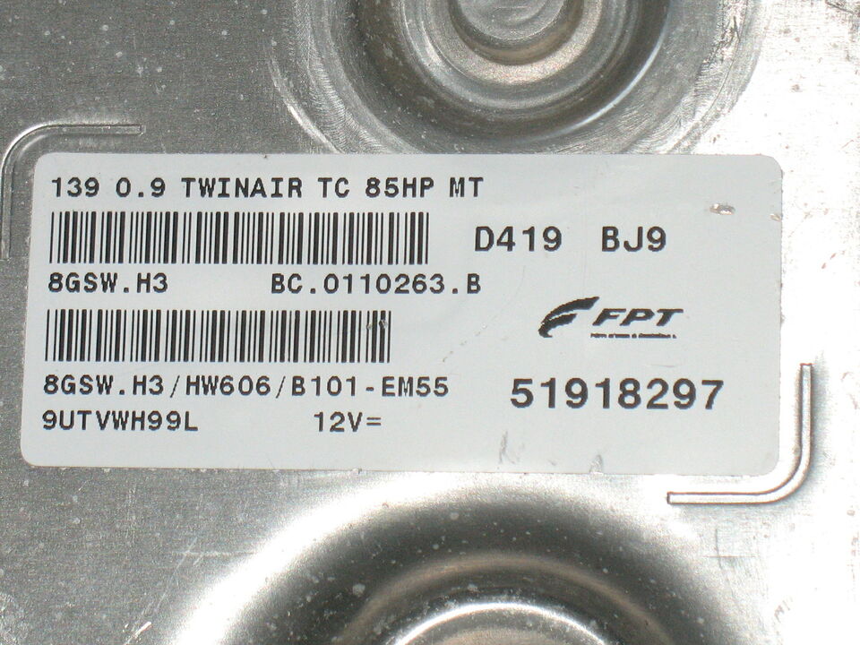 NUOVA PANDA 2012 0.9 51918297 8GSW.H3 / HW606 pronta Km1866