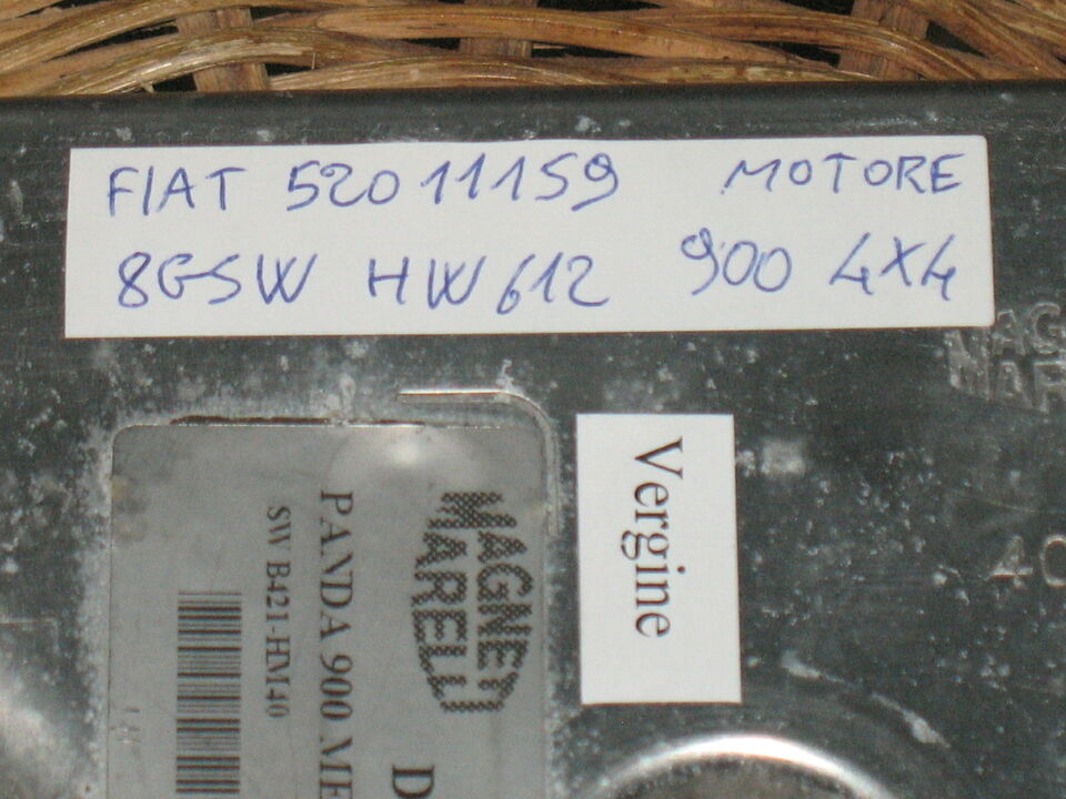 Ecu metano fiat panda 900 4X4 marelli 52011159 8GSW HW612