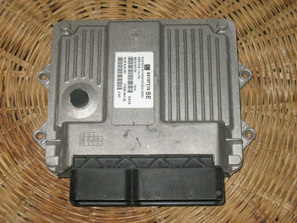 ECU COMBO 1.3 CDTI 55197119 SE SV HW01D 1412 MJD6JO - 7545