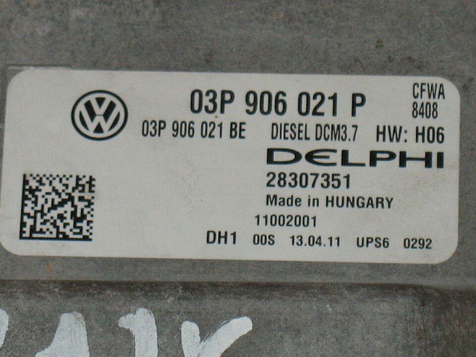 SEAT IBIZA IV 6J5 6P1 1.2 TDI 03P906021P DCM3.7 VW Polo 1.2 TDI