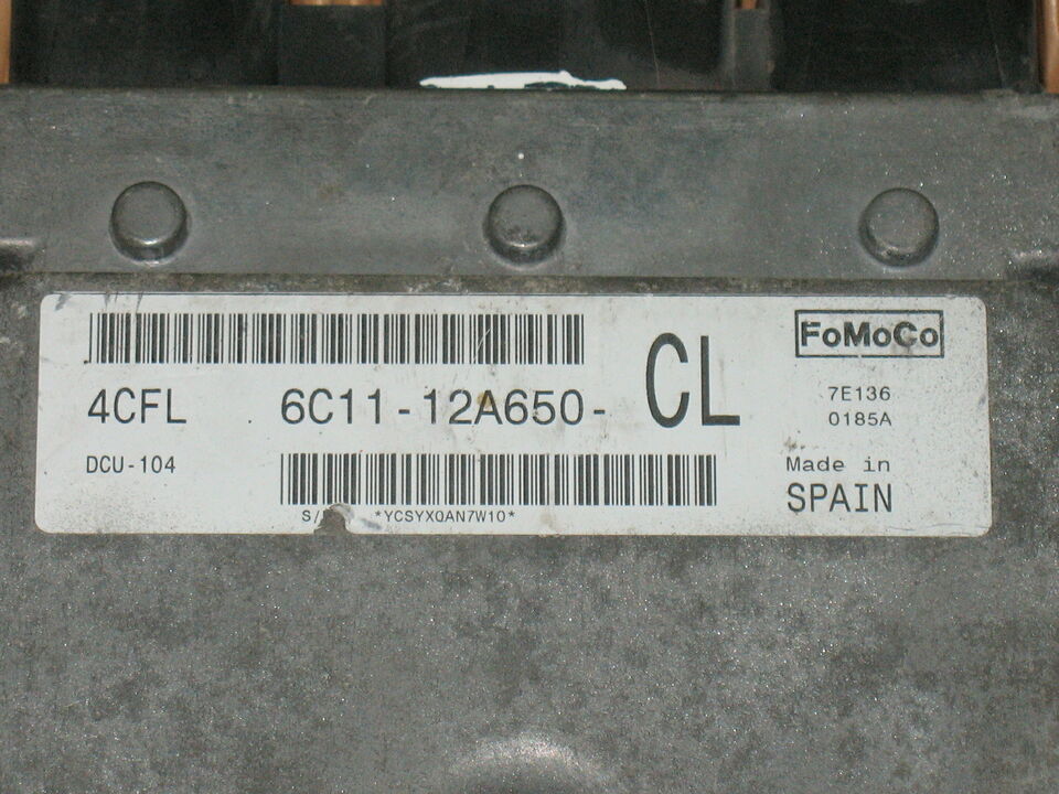 Ecu ford transit 2.4 6c11 12a650 cl dcu-104 4cfl DCU104 CL 6c11-12a650-cd  6c1112a650cd