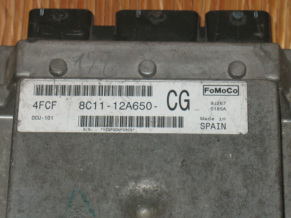 ECU FORD TRANSIT 2.2TDCI 8C11 12A650 CG FOMOCO 8C1112A650 4FCF DCU-101