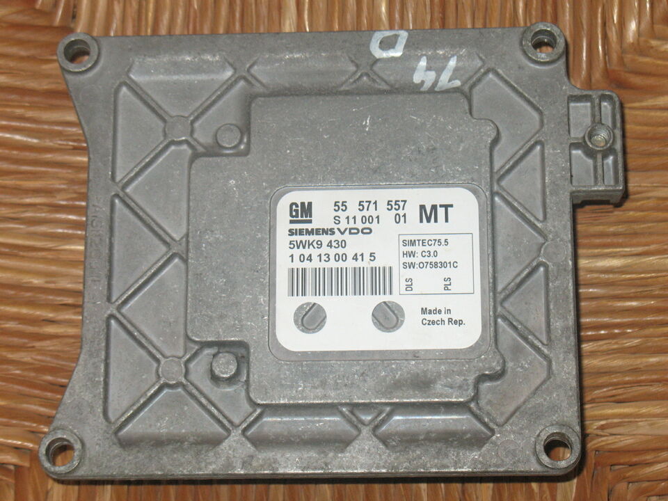 ECU OPEL ZAFIRA A18XER SIEMENS VDO 5WK9430 55571557 55571557MT