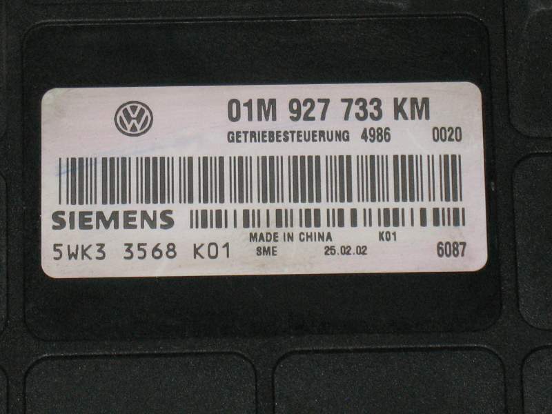 Ecu cambio aut audi vw seat 01M927733KM siemens 5wk22568 k01
