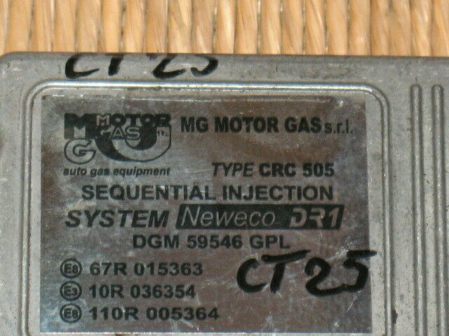 Ecu neweco dr1 lpg gas system dgm59546gpl crc505 dgm 59546 gpl