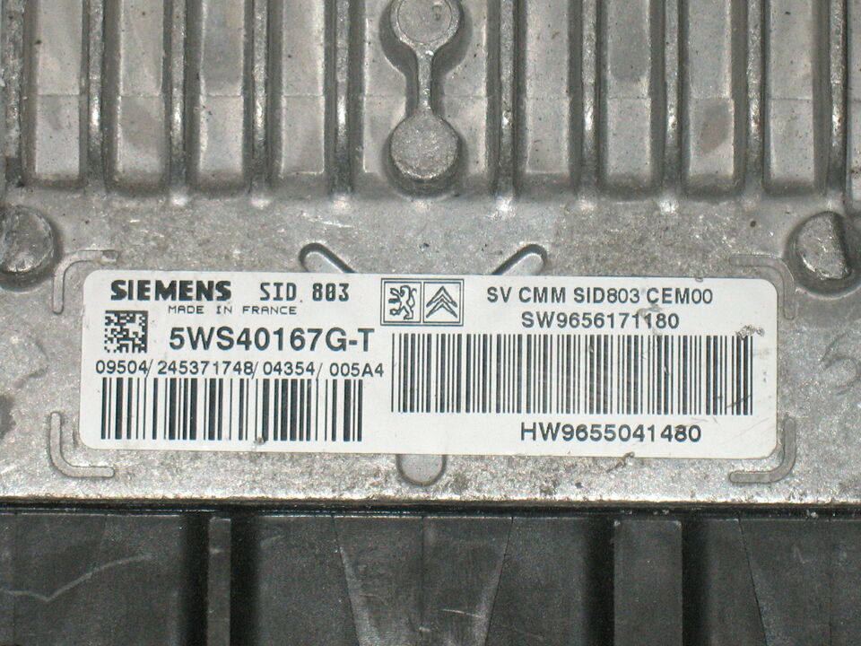 ECU PEUGEOT 407 CITROEN 5WS40167GT 5WS40309B-T SID803