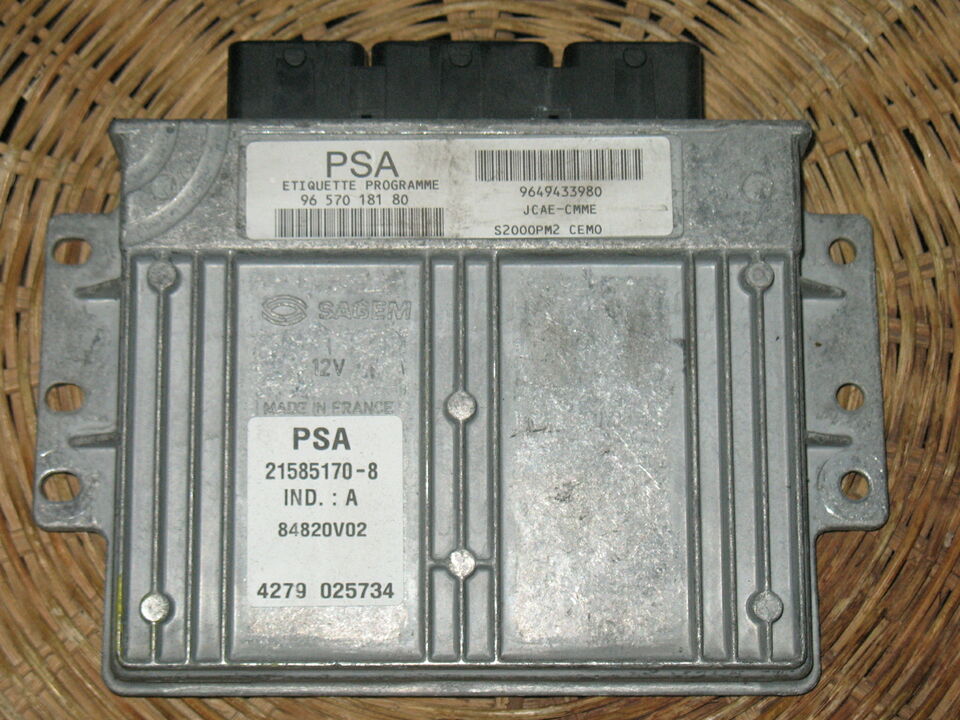 ECU CITROEN C2 C3 1.4 SAGEM 215851708A 9657018180 9649433980