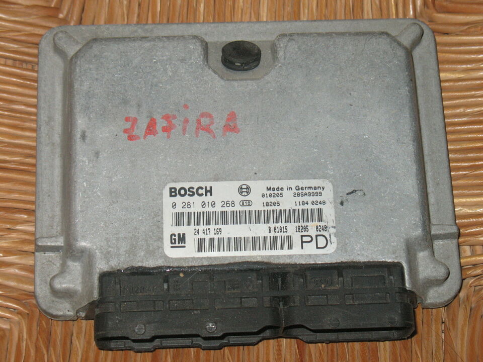 ECU 0281010268 GM 24417169 EDC15M1 7.8 OPEL ZAFIRA 2.0 DTI