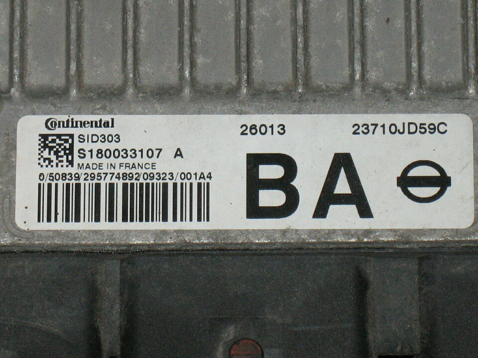 ECU NISSAN QASHQAI +2 DCI S180033107A 23710JD59C SID303 BA