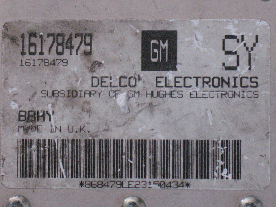 Ecu opel corsa delco 16178479 sy 16178479sy bbhy