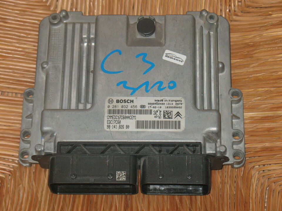 ECU Citroen Berlingo 1.6 Bleu HDI 100hp 0281032456 9814182680 EDC 17C60-3.10