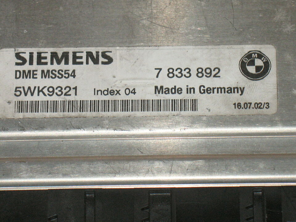 BMW E46 M3 3.2 252KW 343PS Unità Motore 7833892 5WK9321